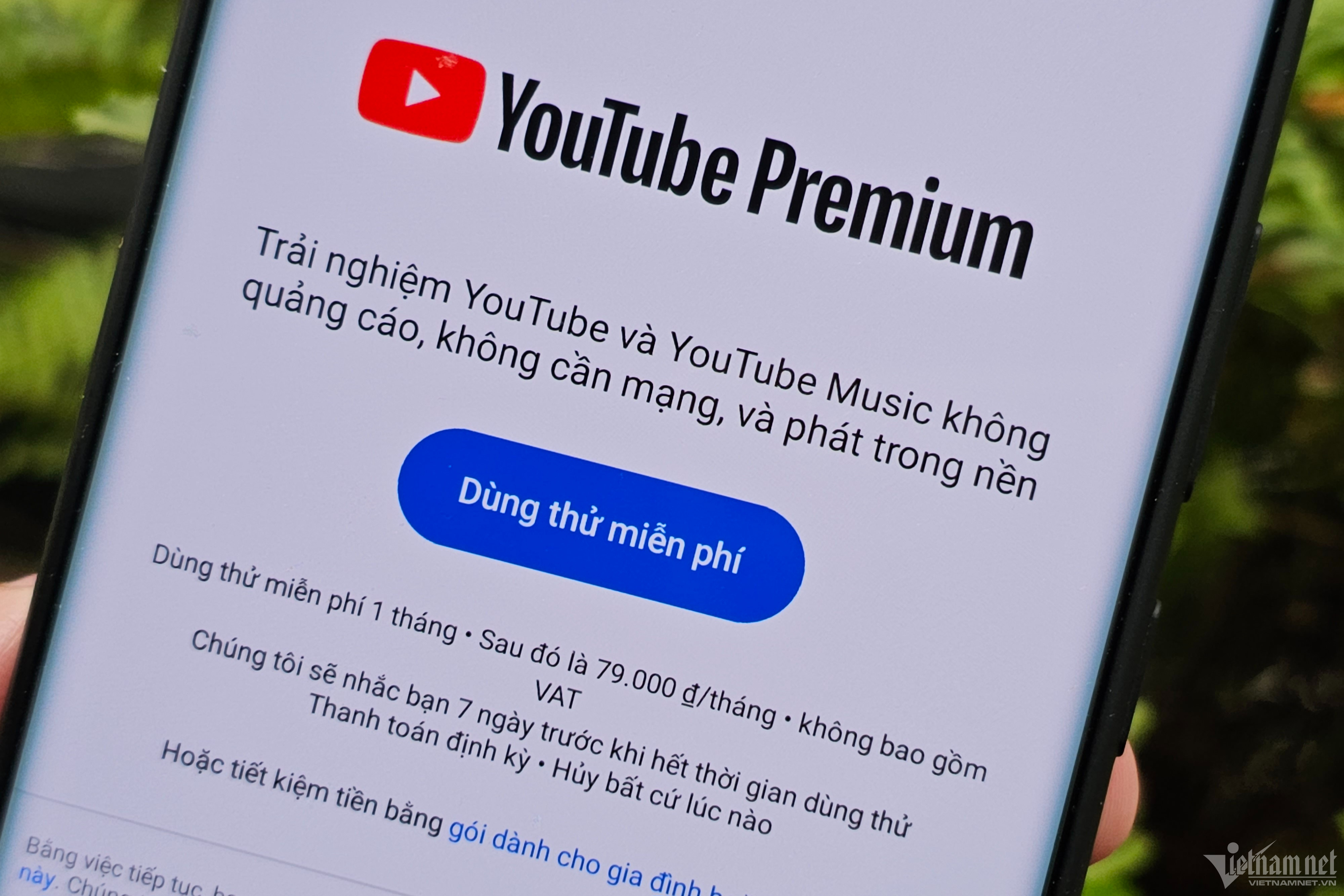 YouTube Premium chính thức xuất hiện tại Việt Nam, giá 79.000/tháng