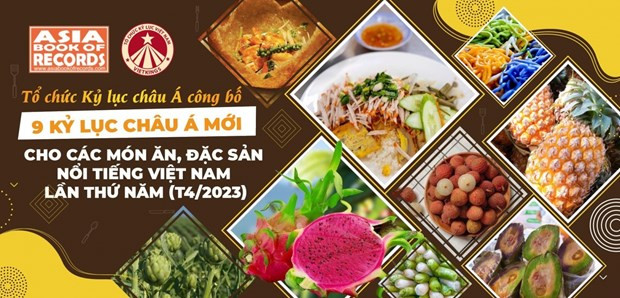 Nine more Asian records for Vietnamese dishes, specialties recognised