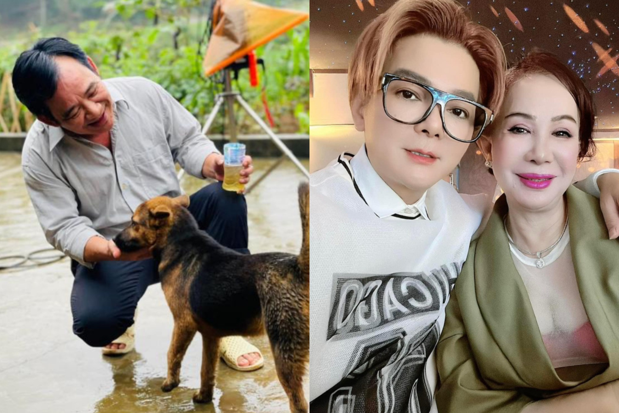 Ở nhà biệt thự Quang Tèo vẫn than nghèo, Vũ Hà khoe vợ lớn hơn 8 tuổi