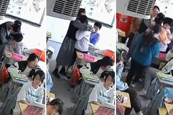 Cô giáo gây xúc động khi vỗ về học sinh bị mất cha, mẹ bỏ đi