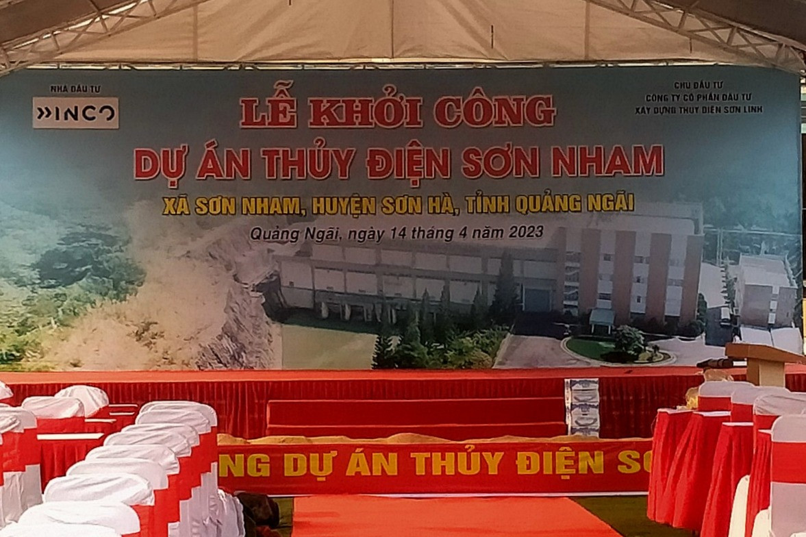 Giả mạo chủ đầu tư ngang nhiên dựng rạp làm lễ khởi công dự án thủy điện