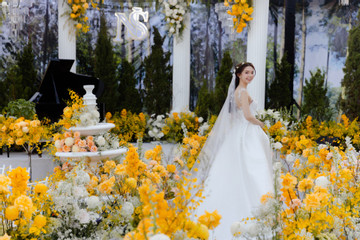 Cô dâu An Giang mê du lịch, biến vườn của ba thành resort tổ chức siêu đám cưới