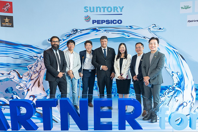 Suntory PepsiCo cùng các đối tác cam kết phát triển bền vững