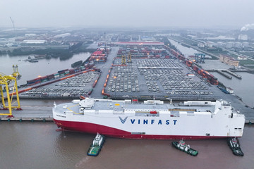 Vinfast xuất khẩu thêm 1.879 xe VF 8 tới Bắc Mỹ