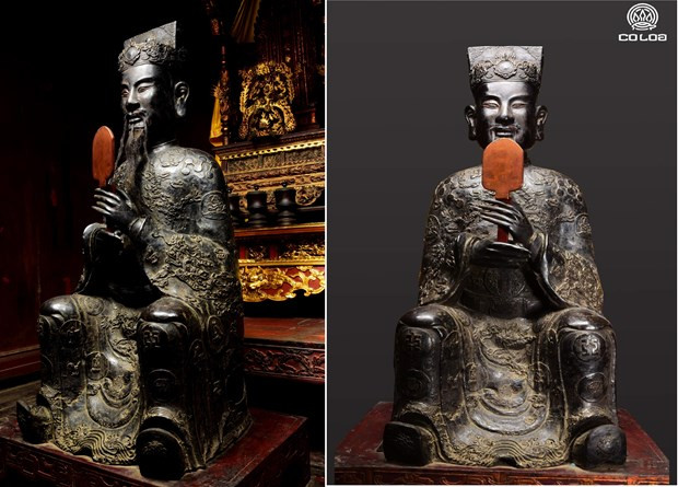 Statue of King An Duong Vuong: National Treasure with rare features