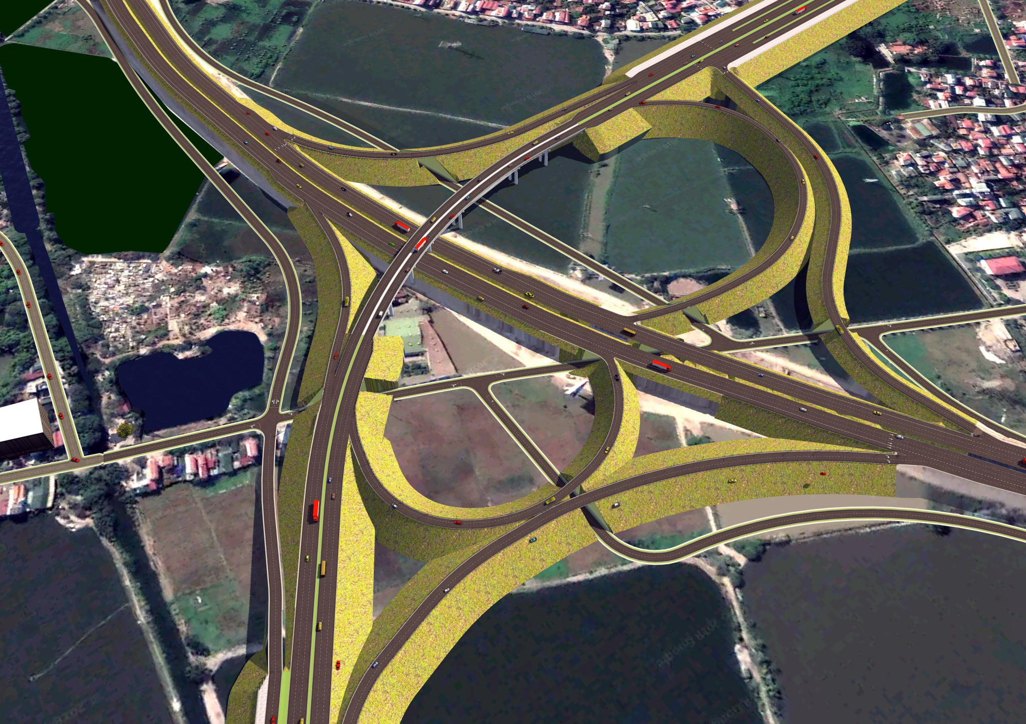 Với phương án thiết kế tuyến đường sẽ mở ra hướng kết nối thứ hai từ cao tốc Pháp Vân - Cầu Giẽ đến Vành đai 3 và đường 70.