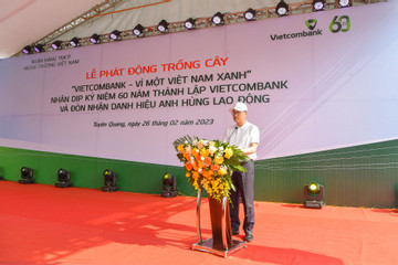 Vietcombank sẽ trồng 60.000 cây xanh trên toàn quốc