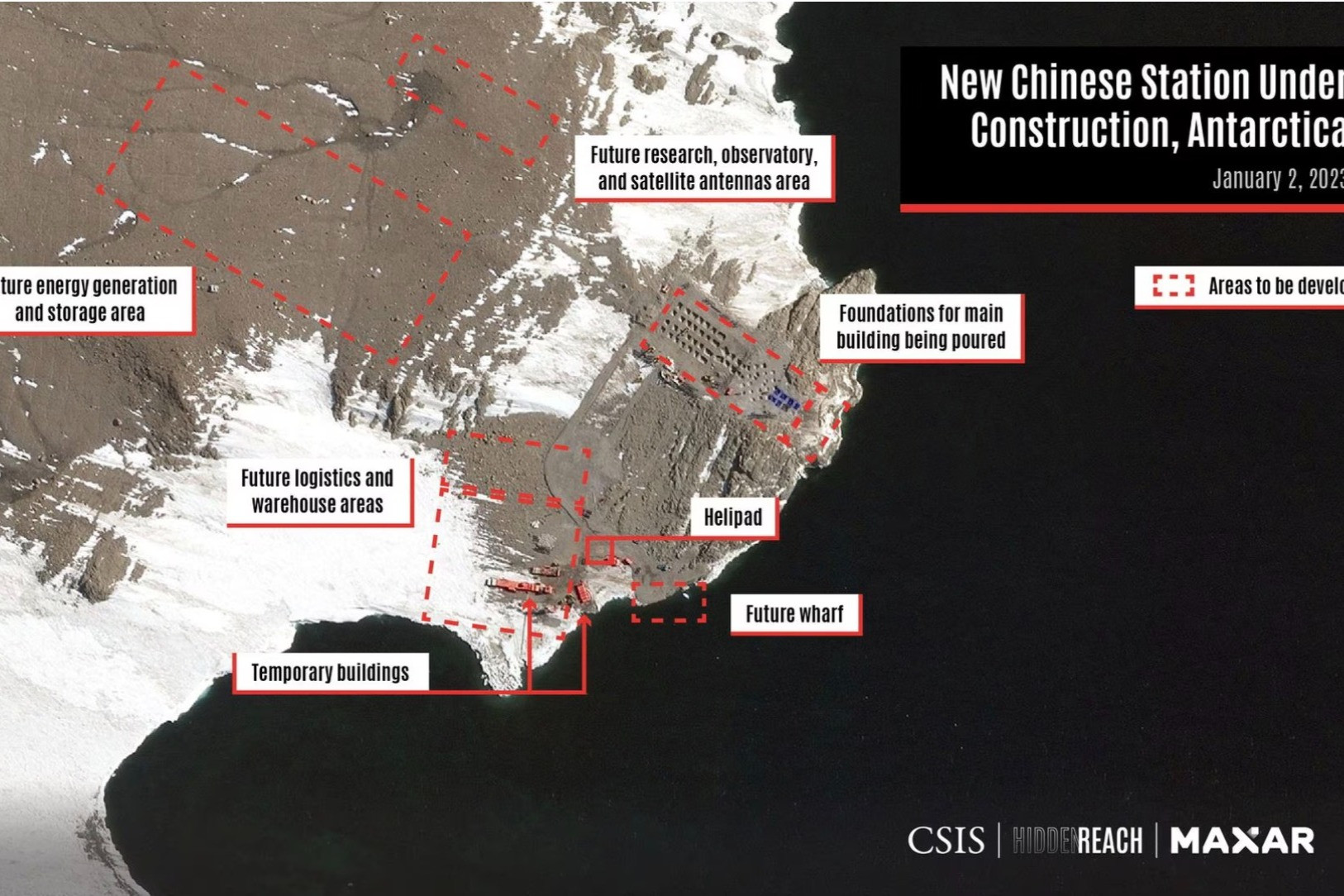 Trung Quốc nối lại việc xây dựng trạm nghiên cứu mới tại Nam Cực