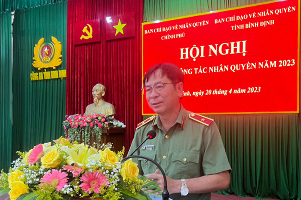Bình Định tổ chức tập huấn công tác nhân quyền