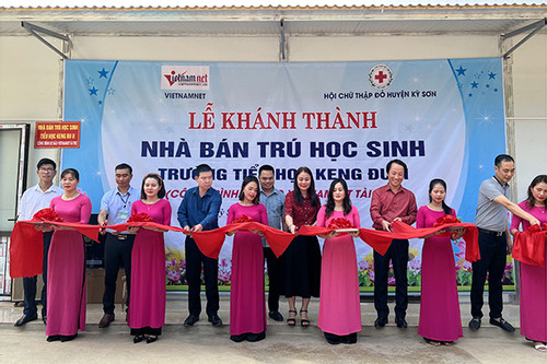 Khánh thành nhà bán trú trường tiểu học xã biên giới Nghệ An