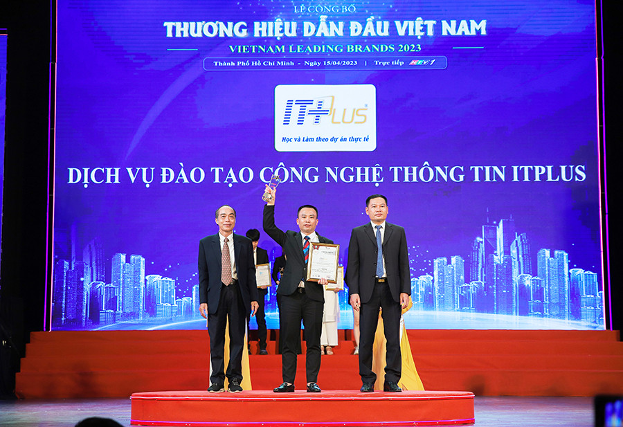 ITPlus nhận vinh danh Top 50 thương hiệu dẫn đầu Việt Nam 2023