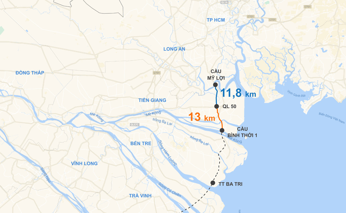 Bến Tre thúc đẩy nhanh dự án tuyến đường lợi ích chiến lược