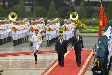 Thủ tướng Phạm Minh Chính đón và hội đàm với Thủ tướng Séc