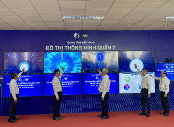 Quận 7 TP.HCM ra mắt Trung tâm điều hành đô thị thông minh