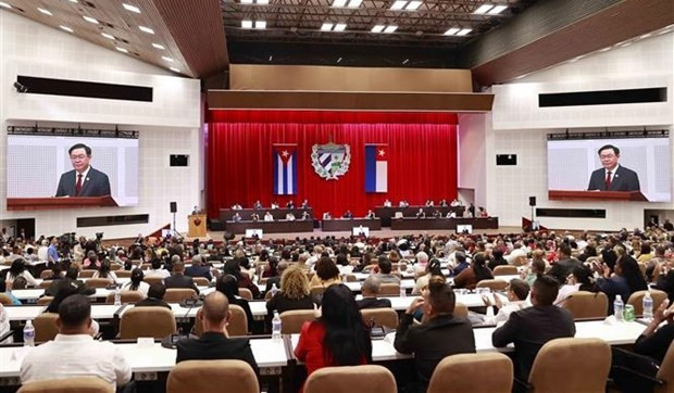 NA Chairman addresses special session of Cuban parliament