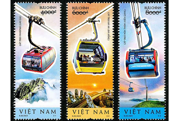 Bộ TT&TT phát hành bộ tem bưu chính “Cáp treo hiện đại”