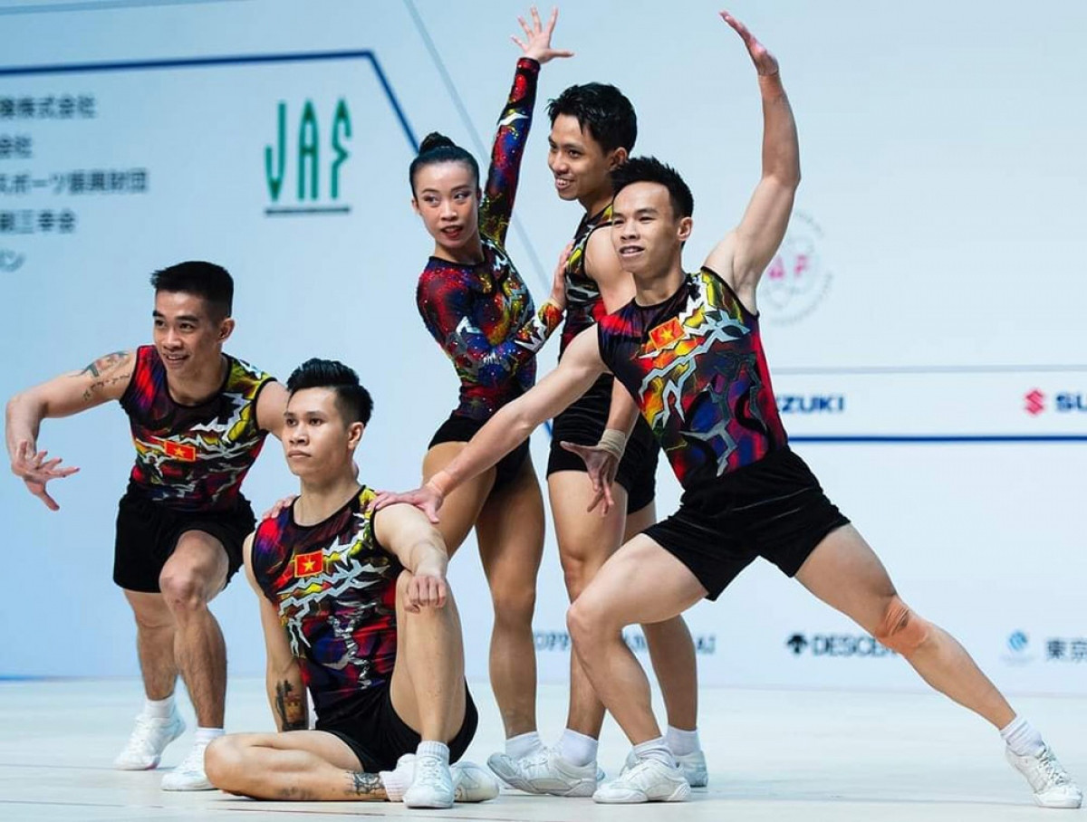 Vietnam wins gold at Suzuki Aerobic World Cup 2023 in Japan