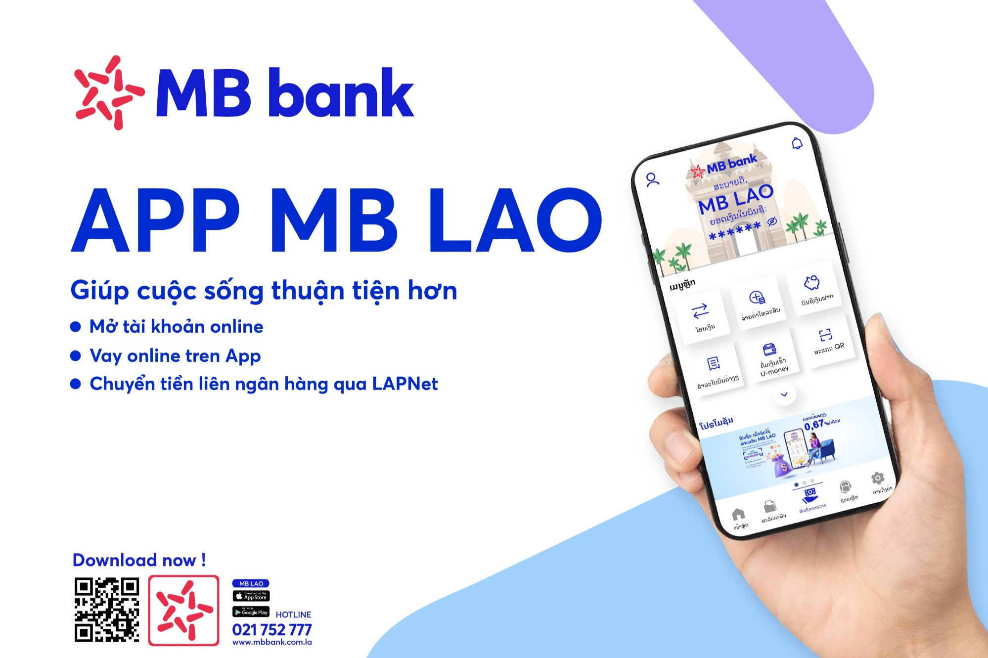 MB ra mắt App MB Lào