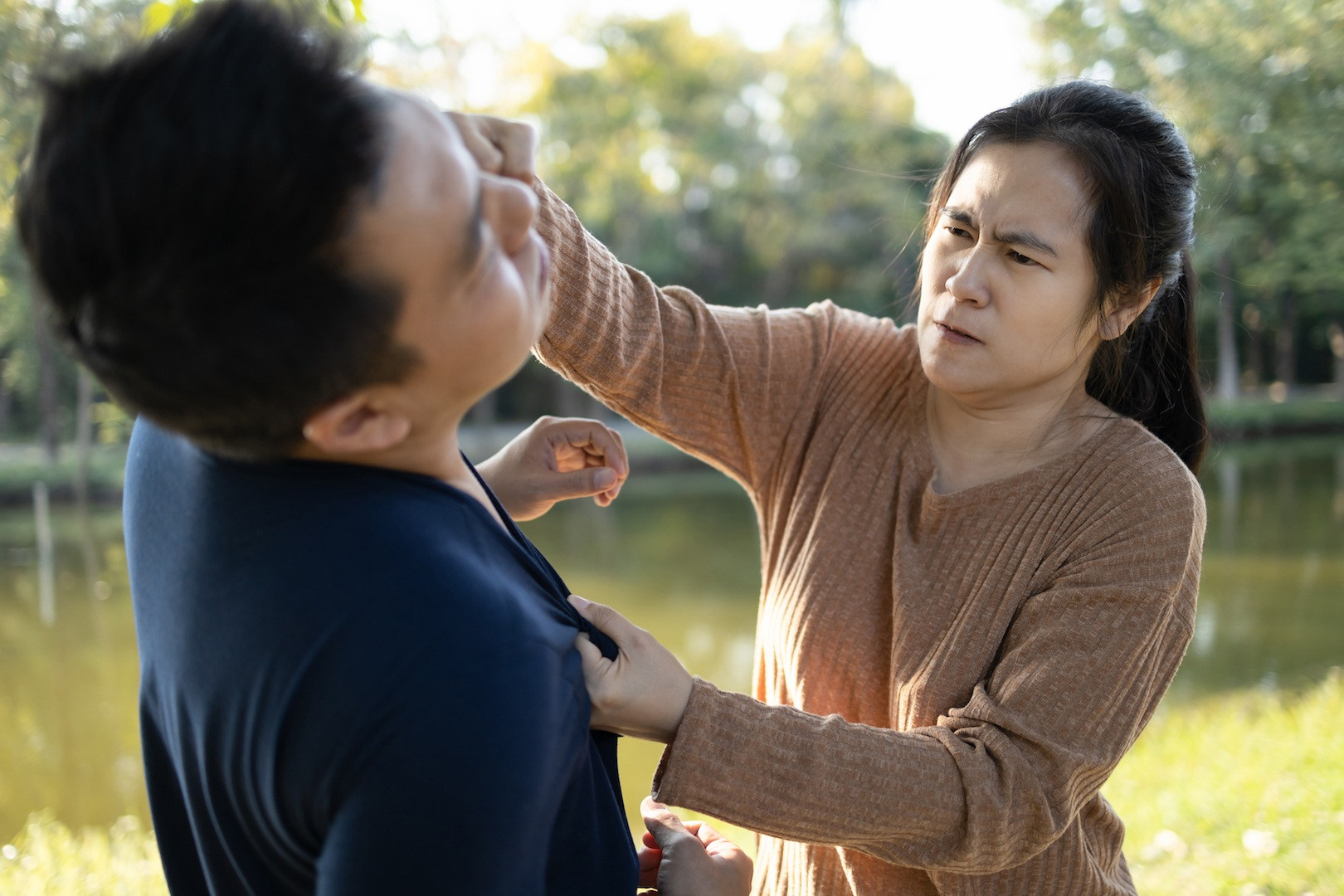 Nhiều người Hàn Quốc coi việc vợ đánh chồng không phải là bạo lực gia đình