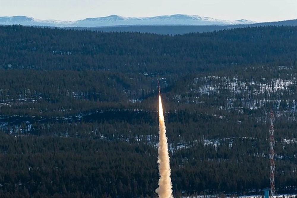 Tên lửa thử nghiệm của Thụy Điển rơi xuống Na Uy