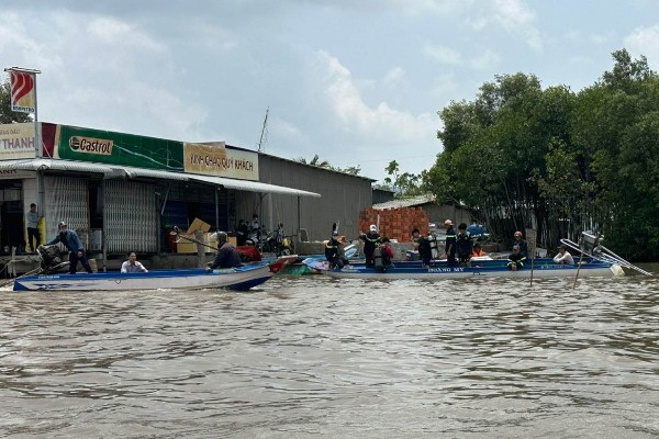 Tìm thấy thi thể thiếu tá công an gặp nạn trên sông