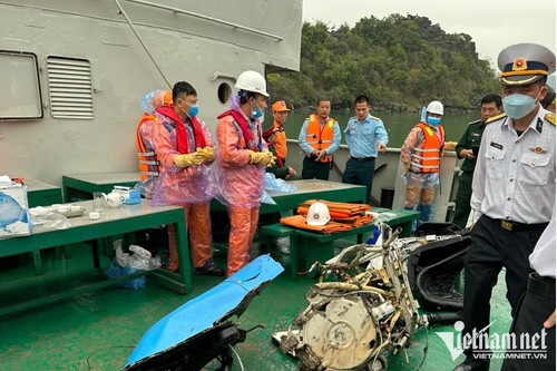 Đề xuất lập Uỷ ban điều tra tai nạn máy bay trực thăng rơi ở vịnh Hạ Long