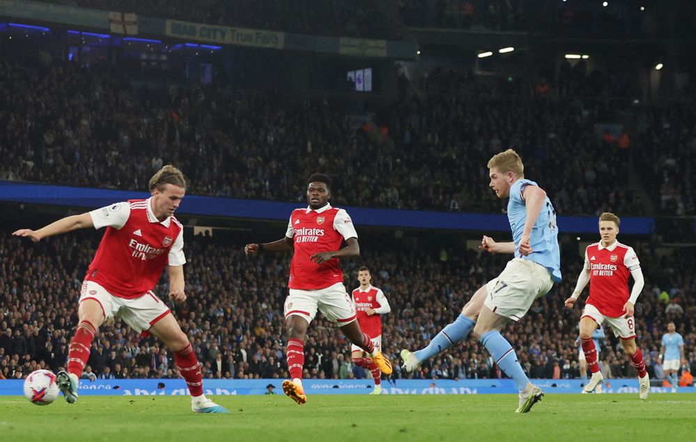Kết quả bóng đá Man City vs Arsenal: 'Pháo thủ' gục ngã, Haaland đi vào lịch sử Ngoại hạng Anh