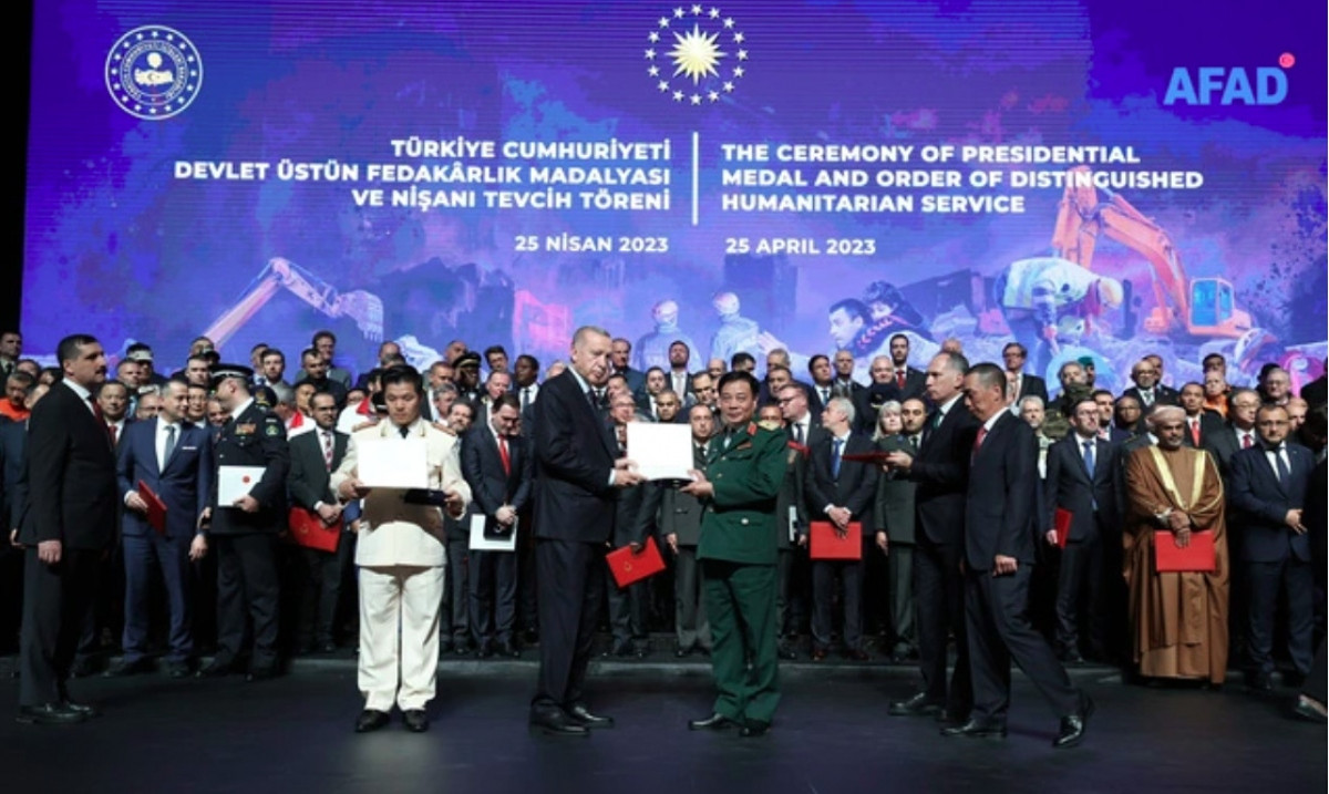 turkey honours vietnamese rescue teams after feb. 6 earthquakes picture 1