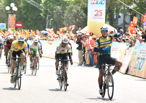 Giải xe đạp cúp TH TP.HCM 2023:Trần Tuấn Kiệt thắng chặng đi Thanh Hóa