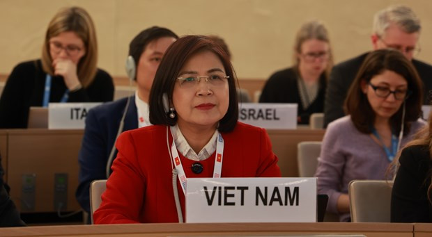 Human Rights Council adopts resolution proposed, drafted by Vietnam hinh anh 1