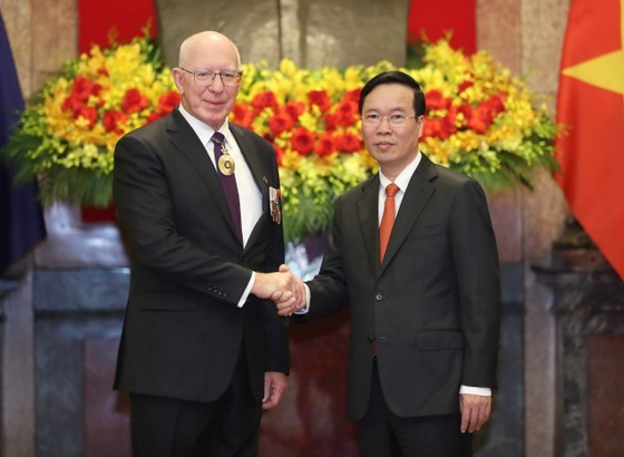 President Vo Van Thuong welcomes Governor-General of Australia David Hurley ảnh 5