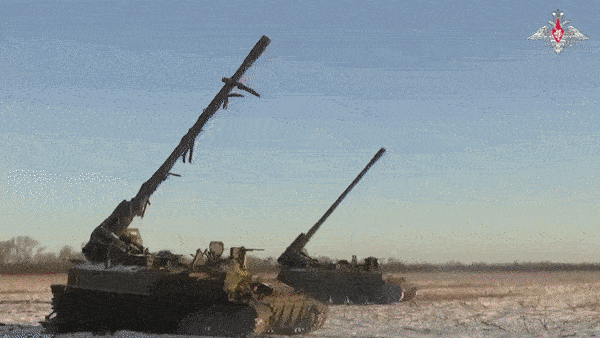 Video pháo tự hành Hyacinth-S của Nga tác chiến tại Donbass