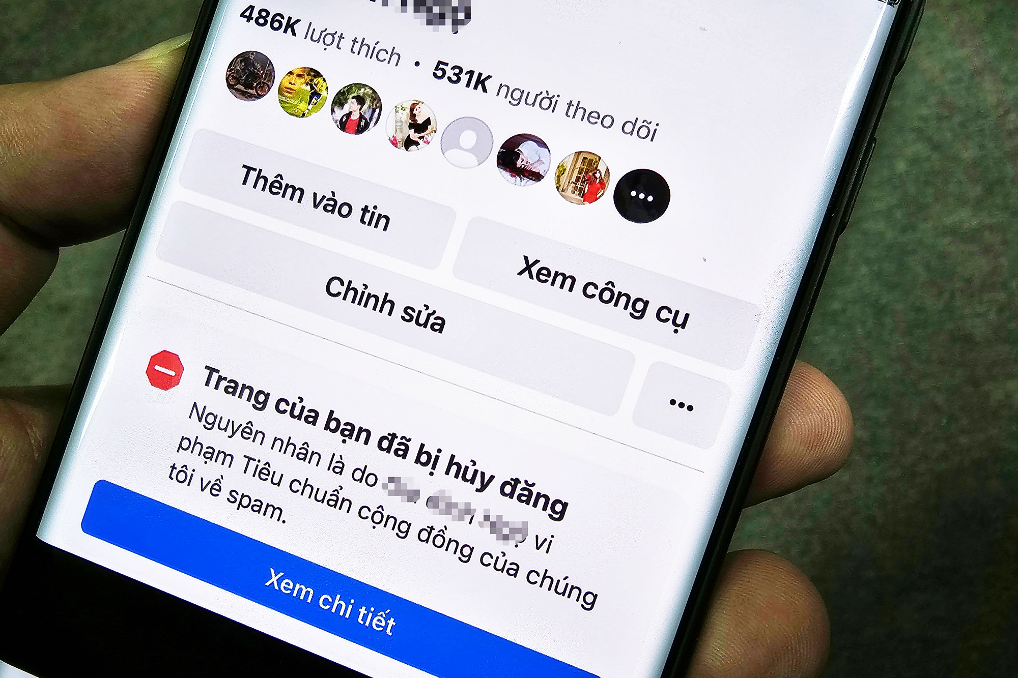 Hàng trăm fanpage Facebook Việt Nam bị khóa trong đêm