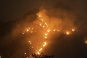 Sơn La huy động 50 người dập tắt cháy rừng trong đêm