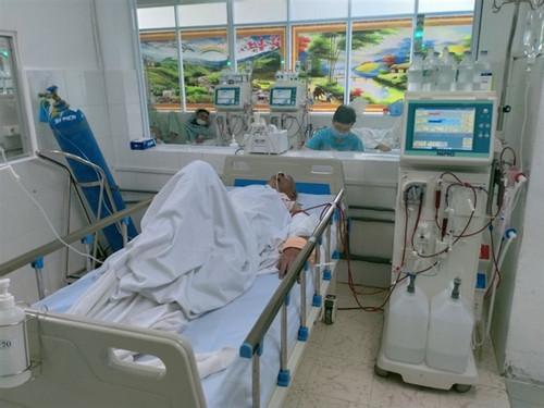 Dialysis machines in HCMC hospitals at full use due to rising patient numbers