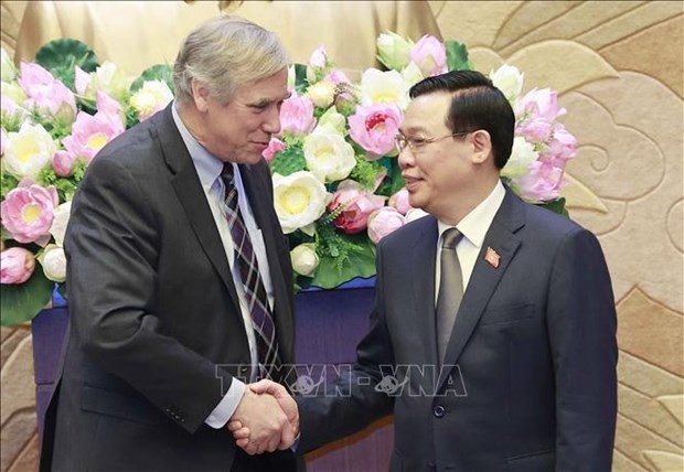 National Assembly Chairman hosts members of US Congress hinh anh 1