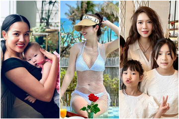 4 bà mẹ đảm đang đông con nhất showbiz Việt