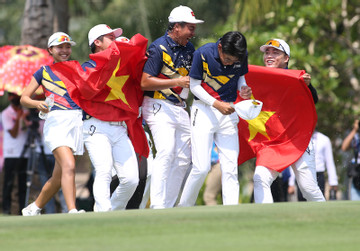 Xúc động khoảnh khắc lịch sử của golf Việt Nam ở SEA Games