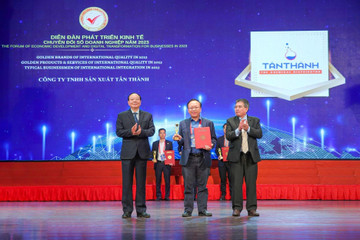 Tân Thành vào Top 10 Thương hiệu Vàng chất lượng quốc tế năm 2023