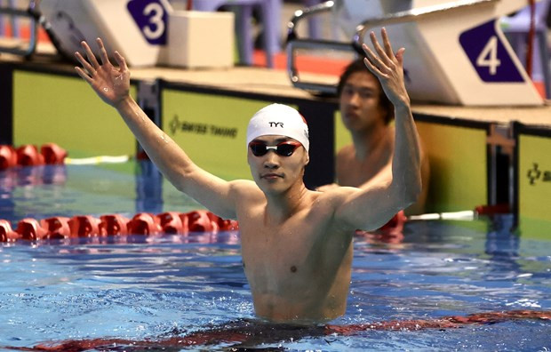 Vietnamese swimmer breaks SEA Games record in men’s 200m breaststroke