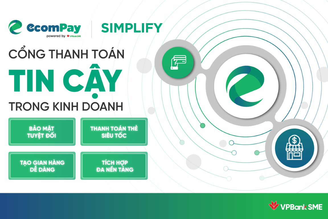 Simplify và Ecompay - ‘đòn bẩy’ thương mại điện tử cho doanh nghiệp