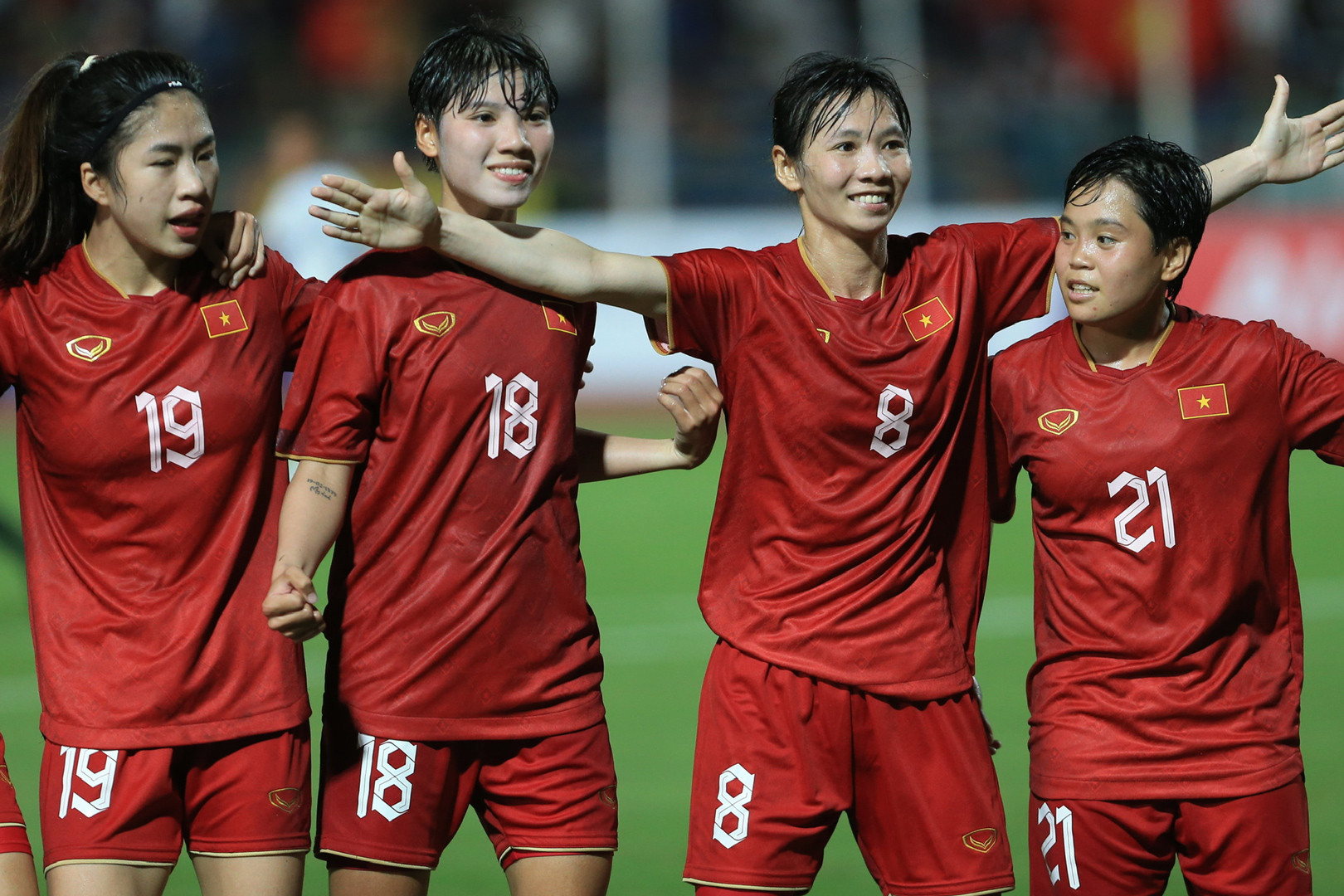 Trực tiếp bóng đá nữ SEA Games 32 Việt Nam 3-0 Campuchia: Áp đảo toàn diện (H2)