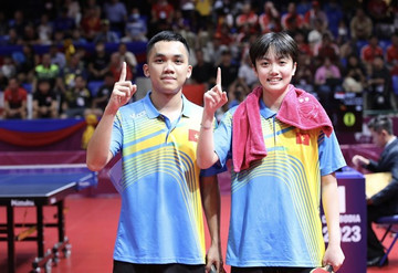 32nd SEA Games: Historic gold for Vietnam in mixed doubles table tennis