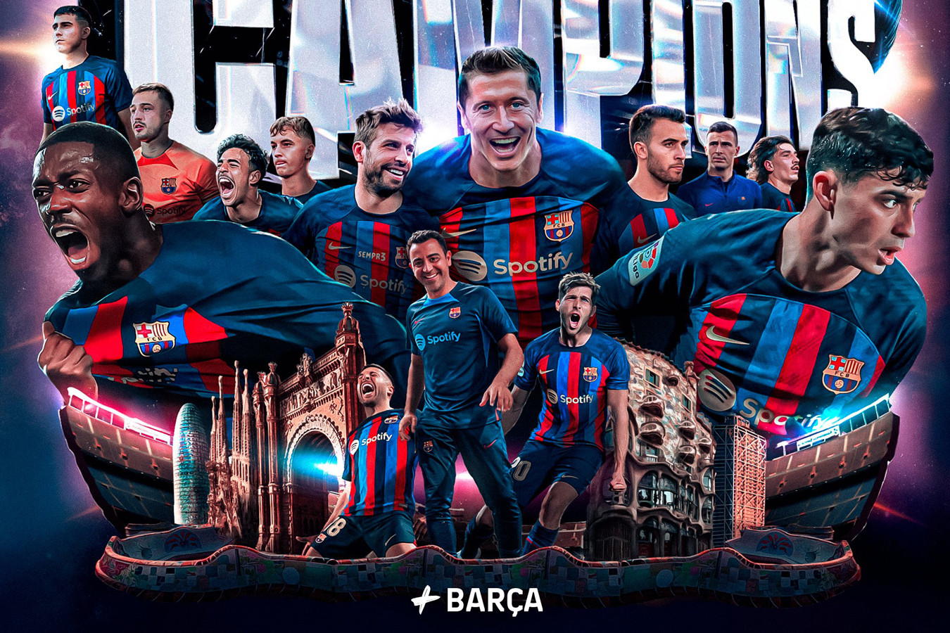 Barca vô địch La Liga: Hồi sinh cùng Xavi