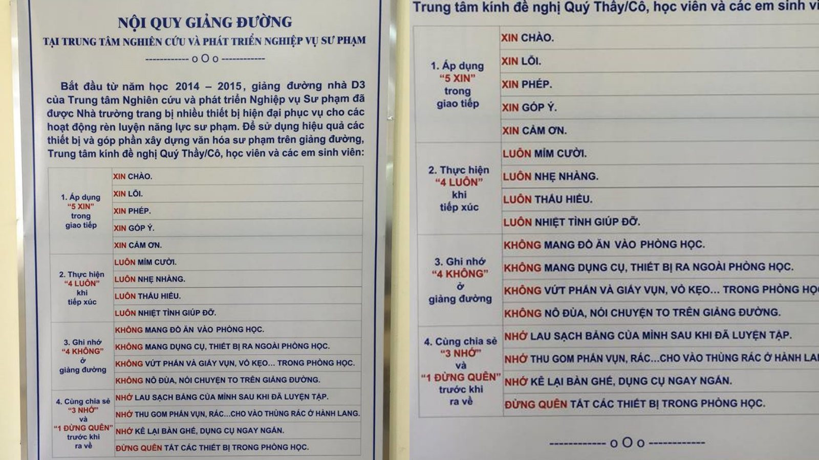 Thầy giáo bắt 20 học sinh ngâm điện thoại vào nước vì vi phạm nội quy