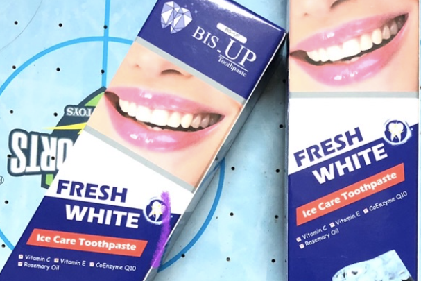 Lô kem đánh răng Bis up Ice Care Toothpaste bị thu hồi trên toàn quốc