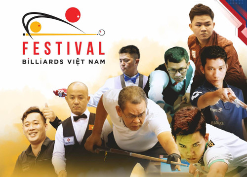 Festival Billiards 2023 hội tụ các tay cơ hàng đầu Việt Nam