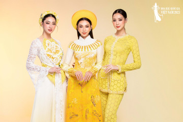 3 đại sứ Hoa hậu Quốc gia Việt Nam đọ sắc trong trang phục 3 miền