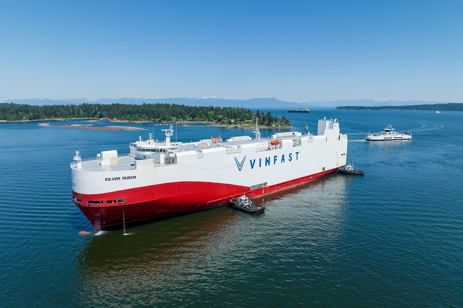 Lô VinFast VF 8 đầu tiên cập cảng Canada, sẵn sàng bàn giao từ tháng 6