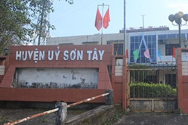 Quảng Ngãi: Đề nghị kỷ luật Ban Thường vụ Huyện ủy Sơn Tây nhiệm kỳ 2010-2015